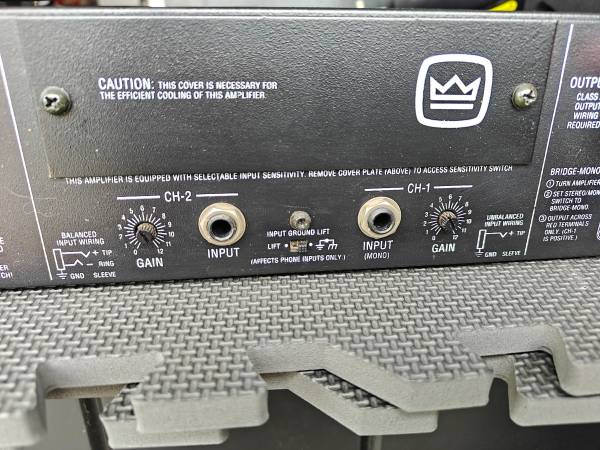 Crown Power Base 3 2-Channel Power Amplifier EXCELLENT CONDITION - $500 (Torrance)63471471806849121
