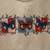 Red/White/Blue Butterflies T-shirt - Size XL 2 thumbnail
