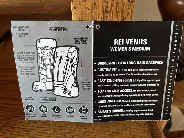 Womens hiking backpack - obo 1