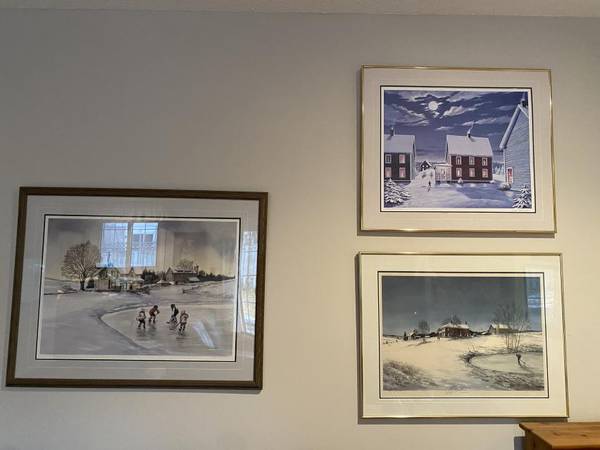 Winter/Hockey Art (Numbered/Signed) 1