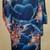 Vintage Mamky Blue Floral 57" Long One Size Fits Most Kimono 5 thumbnail