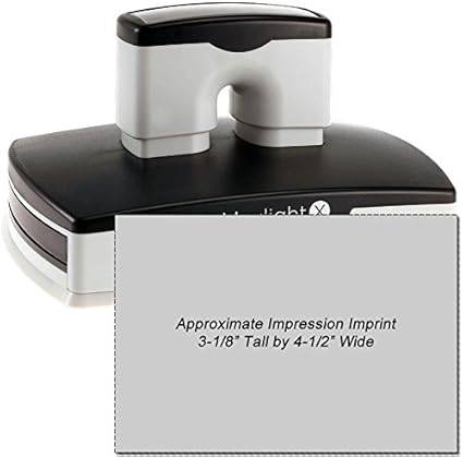 Max Light X39 Pre-Inked Stamp 3-1/8" x 4-1/2" 1