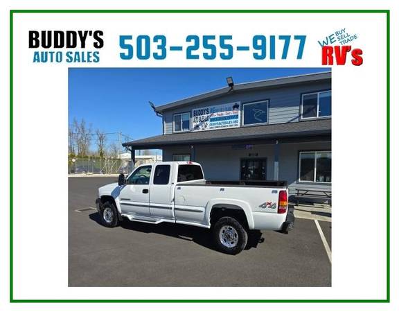 2002 GMC Sierra 2500HD 4wd hd SLE cabina extendida, cama larga, pocos kilómetros sle - $15,950 (Buddys RVs)63470767710595122