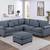 $0 Down! Sectional with ottoman 3 COLORS 1 thumbnail