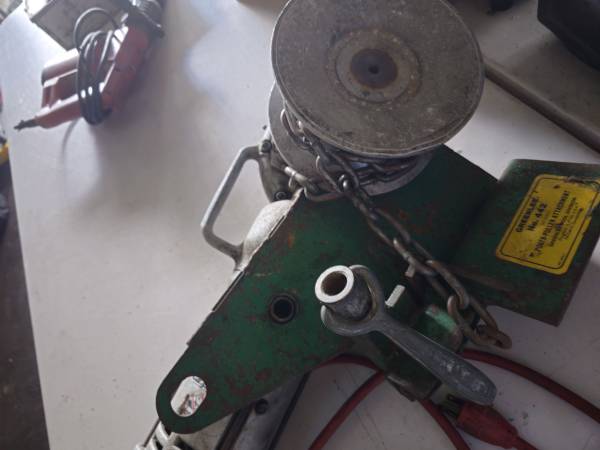 Rigid power driver  with greenlee porta puller attachment piece 1