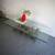 Mid century modern brutalist Silas Seandel nailhead coffee table 9 thumbnail