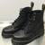 Dr. Martens 1460 Bex Fleece Leather Lace Up Boots in Black 1 thumbnail