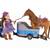 My Life As - Blue & Grey Horse Trailer W/ Fold Down Tailgate/Ramp 10 thumbnail