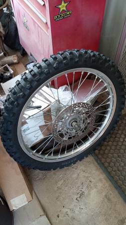 Yamaha WR front wheel set 1
