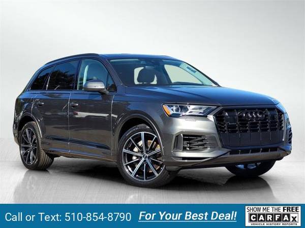 2022 Audi Q7 55 Premium Plus suv Samurai Gray Metallic 1