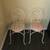 2 White and Pink Metal Kids’ Chairs 2 thumbnail
