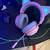 Pink keyboard black widow razer kat earphones 6 thumbnail