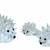 Swarovski Silver Crystal Hedgehog Animal Set of Three 3 Lot vintage Au 1 thumbnail