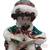 2 VTG Victorian Plaid Christmas Caroler Dolls Table Tree Top 16" 3 thumbnail
