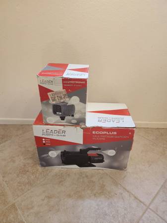 Leader pump 1hp ecoplus+hydrotronic control 1