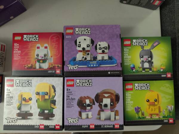 New LEGO Brickheadz sets - $30 (menlo park)63471454563587124