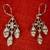 GIVENCHY CRYSTAL DROP BIB NECKLACE AND DROP EARRINGS IN SILVER-TONE ME 17 thumbnail