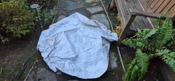 5ft round inflatable disc - FREE 1