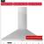 36 inch wall mount range hood stainless steel new in box ada compliant 1 thumbnail