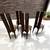 Italian mid century modern mcm costantini pietro 8 brown dining chairs 2 thumbnail