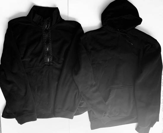 Men’s 2XL lot of 2 sweatshirts black 1
