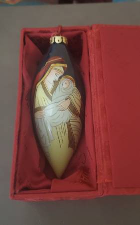 Blessed Mother Christmas Ornament 1