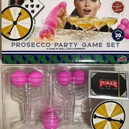 Prosecco Party Game Set The Best Drinking Game NEW 1
