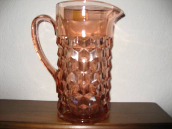 Pink Cubist pitcher 1
