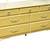 Vintage faux bamboo solid wood credenza 7 drawer dresser Thomasville 6 thumbnail