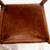 Vintage Mid 1800's Antique primitive ladder back chair w/ leather seat 6 thumbnail