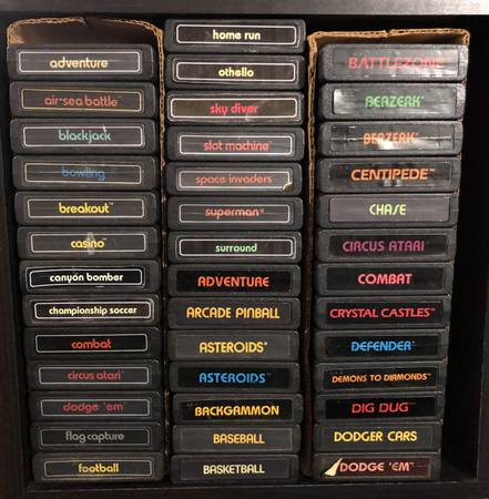 Atari 2600, 5200 Games, Joysticks, System etc..Boxes..Over 300 Games.. - $10 (santa rosa)63440695114883122