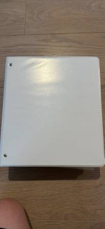 Offic Supplies - Binder & Sheet Protectors (50 sheets) Bundle 1