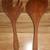Wood Salad Bowl w. Silver Metal Leaf Handles – Large Bowl w. Servers 6 thumbnail