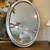 Extra Large Silver Oval Mirror, 45x35 7 thumbnail