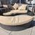 Oversized circular rattan patio day bed 1 thumbnail