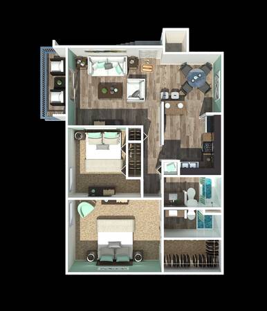 $1,299 / 2br - 1028ft2 - Take the next big step, here with District! (Louisville)64008825399683120