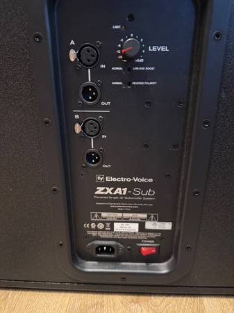 Electro-Voice ZXA1-SUB (EV ZXA1SUB) - musical instruments - by