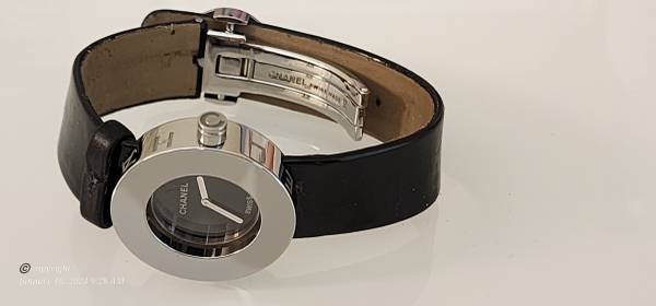 CHANEL La Ronde H0579 Acero inoxidable / Cuero Cuarzo Reloj de mujer P. - $1.200 (SOMA / South Beach)63470636018051123