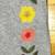 NEW BELLDINI LONG HOOD CARDIGAN SWEATER W EMBROIDERED FLOWERS 4 thumbnail