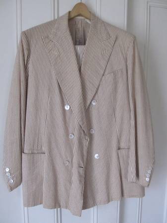 Vintage Seersucker Suit 1