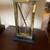 RESTORATION HARDWARE MODERN BRASS TABLE LAMPS & SHADES 8 thumbnail