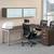 New Element 6 Ft x 6 Ft L Shaped Desk With Storage & Hutch 9 thumbnail