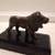 Vintage Bronze Lion Statue with Wooden stand 3 thumbnail