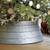GALVANIZED METAL CHRISTMAS TREE RING COLLAR 24" x 20" x 10" BRAND NEW 1 thumbnail
