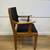 Mid Century Johannes Andersen Danish Teak Wood Black Fabric Dining Arm 16 thumbnail