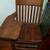ANTIQUE DESK CHAIR Writing Eat Tray 1930's School Vintage Wood Seat 10 thumbnail
