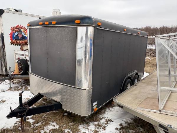 Seamless rain gutter machine and trailer 1