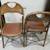Vintage Unique PAIR of Folding Chairs - Wood & Metal - VERY NICE 8 thumbnail