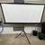Quartet Portable Tripod Projection Screen, 64" x 68" High-Res, Matte 4 thumbnail