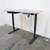 Grey Wood Top Adjustable Standing Desk w/ Black Base 12 thumbnail